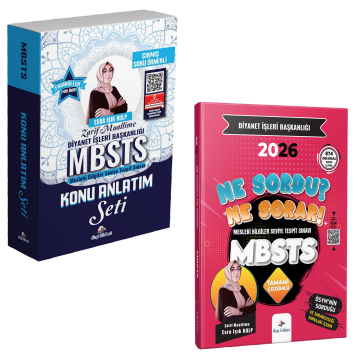 Dizgi Kitap 2026 Diyanet İşleri Başkanlığı Mesleki Bilgiler Seviye Tespit Sınavı MBSTS Çıkmış Soru Örnekli Fasiküller Halinde Konu Anlatım & MBSTS Tamamı Çözümlü Soru Bankası