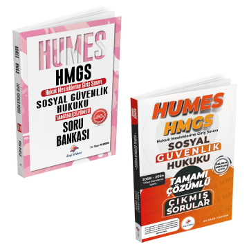 Dizgi Kitap 2025 Humes HMGS Sosyal Güvenlik Hukuku Tamamı Çözümlü Soru Bankası ve Çıkmış Sorular Seti