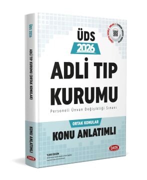 Adli Tıp Kurumu 2026 ÜDS Ortak Konular Konu Anlatımlı Data Yayınları