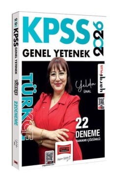 2026 KPSS Genel Yetenek Tamamı Çözümlü Türkçe 22 Deneme (Yelda Ünal) Yargı Yayınları