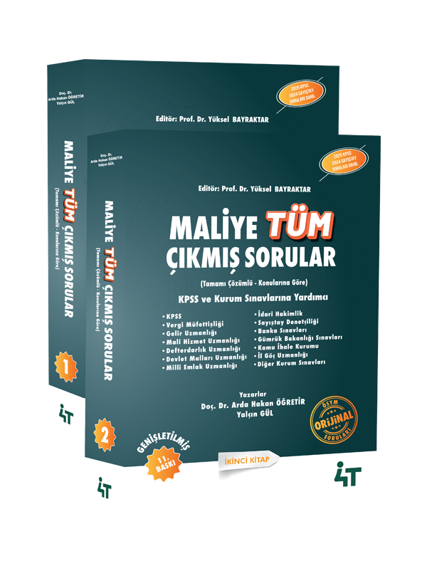 Maliye Çıkmış Sorular  11.Baskı 4T Yayınları