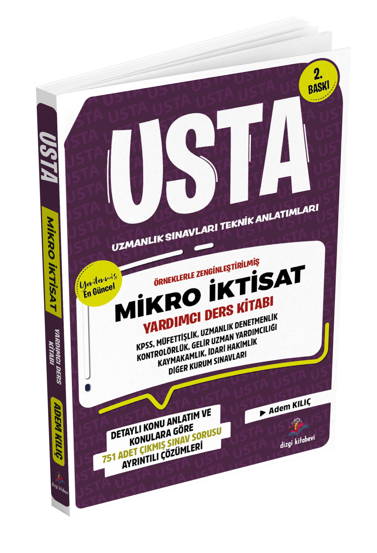 Dizgi Kitap 2026 Usta Mikro İktisat Konu Anlatımı ve Konularına Göre Tasnif Edilmiş Tamamı Çözümlü Çıkmış Sınav Soruları 2. Baskı Adem Kılıç