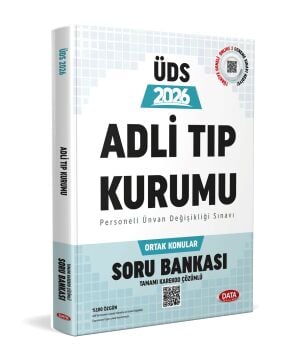 Data Yayınları 2026 ÜDS Adli Tıp Kurumu Ortak Konular Soru Bankası (Tamamı Karekod Çözümlü )
