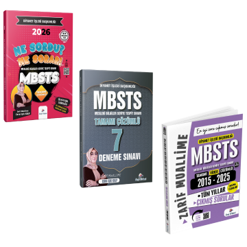 Dizgi Kitap 2026 Diyanet İşleri Başkanlığı Mesleki Bilgiler Seviye Tespit Sınavı MBSTS Tamamı Pdf Çözümlü Soru Bankası & MBSTS Tamamı Çözümlü 7 Deneme Sınavı ve MBSTS 2015- 2025 Tüm Yıllar  Çıkmış Sınav Soruları Seti