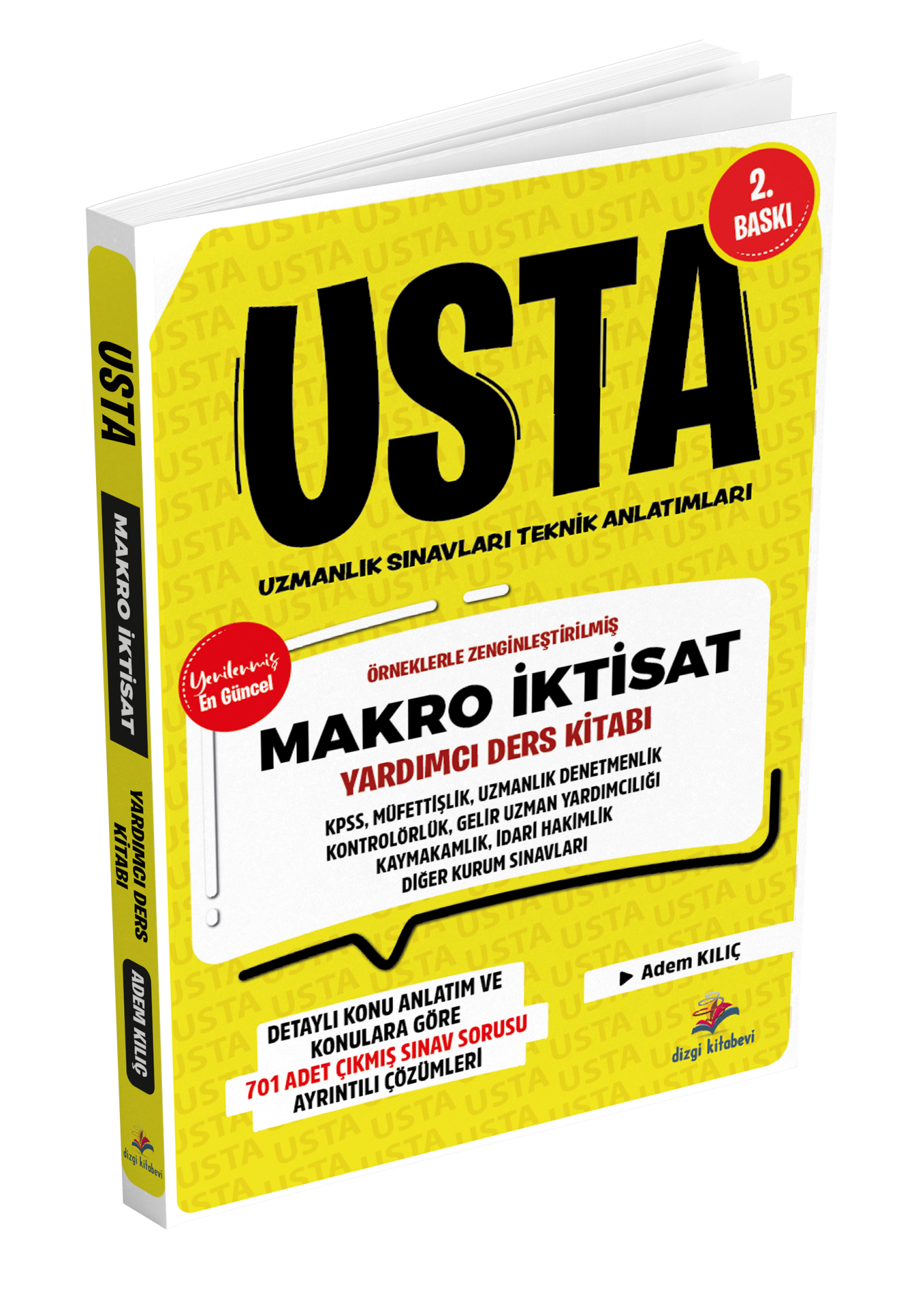 Dizgi Kitap 2025 Usta Makro İktisat Konu Anlatımı ve Konularına Göre Tasnif Edilmiş Tamamı Çözümlü Çıkmış Sınav Soruları 2. Baskı Adem Kılıç