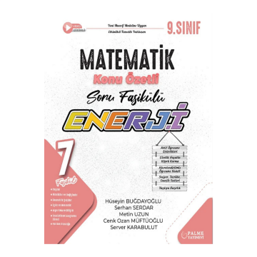 Palme Yayınları 9. Sınıf Matematik Enerji Konu Özetli Soru Fasikülleri