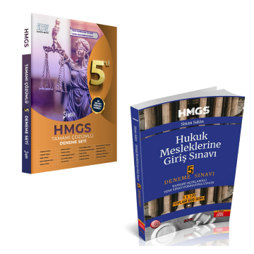 2025 Yetki Yayınları Hmgs Tamamı Çözümlü 5'li Deneme ve Savaş Yayınları 5 Deneme Seti