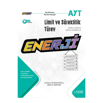 Palme Yayınları AYT Limit ve Süreklilik Enerji Konu Özetli Soru Fasikülleri