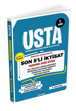 Dizgi Kitap 2026 Usta Son 5'li İktisat Konu Anlatımı ve Konularına Göre Tasnif Edilmiş Tamamı Çözümlü Çıkmış Sınav Soruları 2. Baskı Adem Kılıç﻿