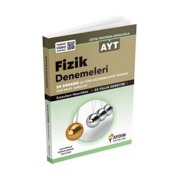 Aydın Yayınları AYT Fizik 30 Deneme Video Çözümlü