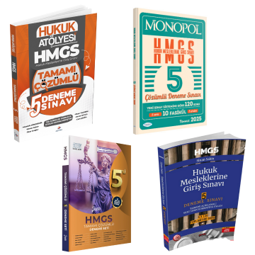 HMGS Hukuk Mesleklerine Giriş Sınavı 4'lü Kazandıran Deneme Seti
