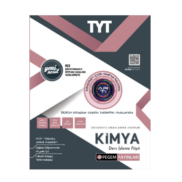 TYT Kimya Ders İşleme Föyü Pegem Yayınları