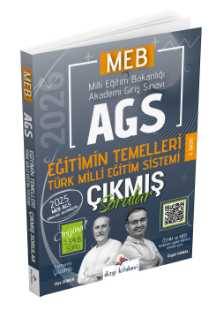 Dizgi Kitap 2026 MEB AGS Tamamı Video Çözümlü Eğitimin Temelleri ve Türk Milli Eğitim Sistemi Çıkmış Sorular 4. Baskı Ziya Sümer Özgür Hamal