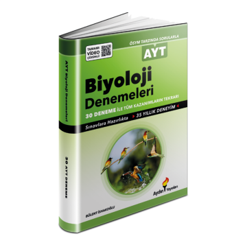Aydın Yayınları AYT Biyoloji 30 Deneme Video Çözümlü