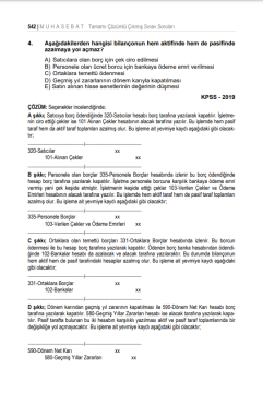 Dizgi Kitap Muhasebat KPSS A Sayıştay Tamamı Çözümlü Tüm Yıllar (2001-2024) Çıkmış Muhasebe Soruları