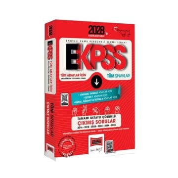 Yargı Yayınları 2028 EKPSS Ortaöğretim - Ön Lisans - Lisans Tüm Dersler Tüm Adaylar İçin Tamamı Detaylı Çözümlü 10 Yıl Çıkmış Sorular