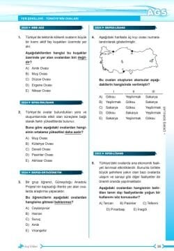 Dizgi Kitap 2026 MEB AGS Tamamı Video Çözümlü Türkiye Coğrafyası Çıkmış Sorular 2. Baskı Kazım Sayın