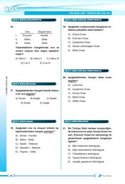 Dizgi Kitap 2026 MEB AGS Tamamı Video Çözümlü Türkiye Coğrafyası Çıkmış Sorular 2. Baskı Kazım Sayın