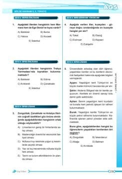 Dizgi Kitap 2026 MEB AGS Tamamı Video Çözümlü Türkiye Coğrafyası Çıkmış Sorular 2. Baskı Kazım Sayın