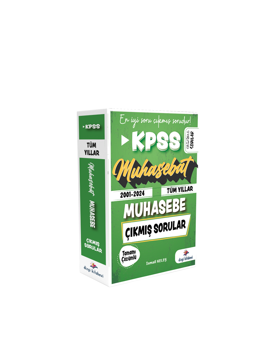 Dizgi Kitap Muhasebat KPSS A Sayıştay Tamamı Çözümlü Tüm Yıllar (2001-2024) Çıkmış Muhasebe Soruları