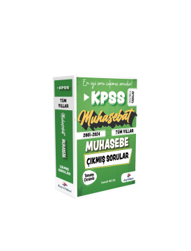 Dizgi Kitap Muhasebat KPSS A Sayıştay Tamamı Çözümlü Tüm Yıllar (2001-2024) Çıkmış Muhasebe Soruları