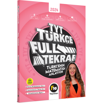F10 Yayınları Gamze Hoca Türkçenin Matematiği TYT Türkçe Full Tekrar Video Ders Kitabı