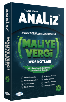 Analiz Maliye-Vergi Ders Notları 10. Baskı Monopol Yayınları