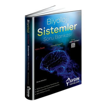 Aydın Yayınları AYT Biyoloji Sistemler Konu Özetli Soru Bankası