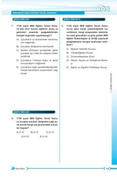 Dizgi Kitap 2026 MEB-AGS Tamamı Video Çözümlü Mevzuat Bilgisi Çıkmış Sorular 3. Baskı Ziya Sümer Özgür Hamal Devrim Toklucu