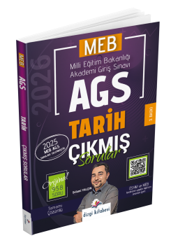 Dizgi Kitap 2026 MEB AGS Tamamı Video Çözümlü Tarih Çıkmış Sorular 3. Baskı Selami Yalçın
