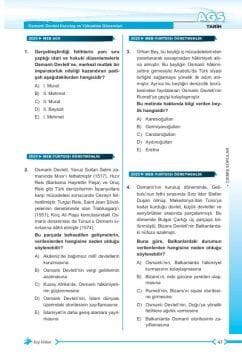 Dizgi Kitap 2026 MEB AGS Tamamı Video Çözümlü Tarih Çıkmış Sorular 3. Baskı Selami Yalçın