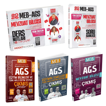 Dizgi Kitap 2026 MEB AGS Mevzuat Bilgisi Ders Notları & MEB AGS Mevzuat Bilgisi Soru Bankası & MEB AGS Çıkmış Sorular 5'li Set