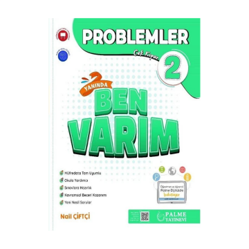 Palme Yayınları 2. Sınıf Problemler Yanında Ben Varım Soru Kitabı