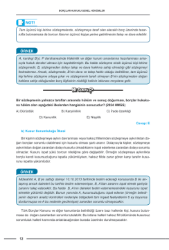 Dizgi Kitap Hukuk Atölyesi İcra Müdürlüğü Çıkmış Soru Örnekli Borçlar Hukuku Ders Notları Mustafa Dinçdemir