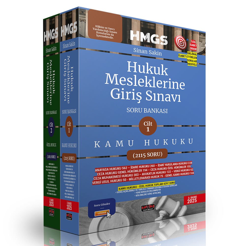 HMGS Hukuk Mesleklerine Giriş Sınavı Soru Bankası Şubat Baskı Savaş Yayınları