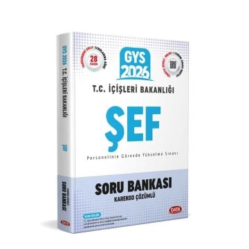 Data Yayınları 2026 T.C. İçişleri Bakanlığı VHKİ ve Şef GYS Soru Bankası - Karekod Çözümlü