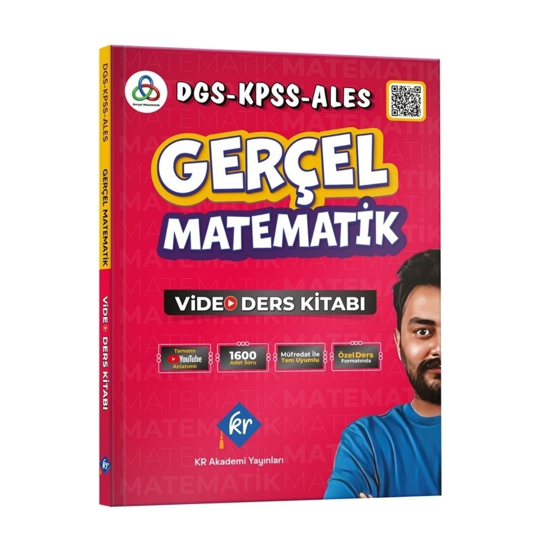 Gerçel Matematik DGS KPSS ALES Video Ders Kitabı Kr Akademi