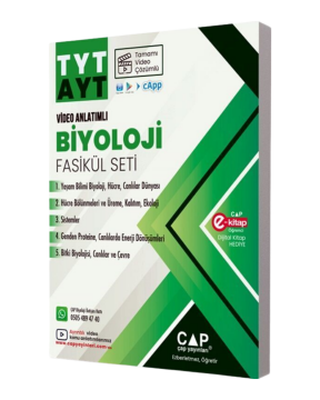Çap Yayınları Üniversiteye TYT AYT Hazırlık Biyoloji Fasikülü Seti