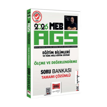 Yargı Yayınları 2026 MEB-AGS Eğitim Bilimleri ve Türk Milli Eğitim Sistemi Ölçme ve Değerlendirme Soru Bankası Tufan Genç
