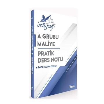 İmtiyaz Yayınları KPSS A Grubu Maliye Pratik Ders Notu