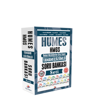 Dizgi Kitap 2025 Humes HMGS Hukuk Mesleklerine Giriş Sınavı Tamamı Çözümlü Soru Bankası Seti