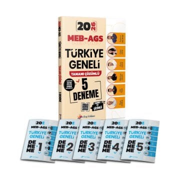 Dizgi Kitap 2026 MEB-AGS Türkiye Geneli Tamamı PDF Çözümlü 5 Deneme Sınavı - Özgür Hamal, Zeki Tuğa