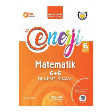 Palme Yayınları 6. Sınıf Matematik Enerji 6+6 Deneme