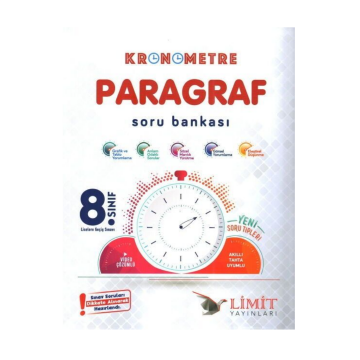 Limit Yayınları 8. Sınıf LGS Kronometre Paragraf Soru Bankası