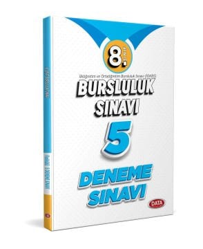 8. Sınıf Bursluluk 5 Deneme Sınavı Data Yayınları