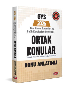 Data Yayınları GYS Türkiye Kamu Kurumları ve Bağlı Kuruluşları Personeli ve Unvan Değişikliği Ortak Konular Konu