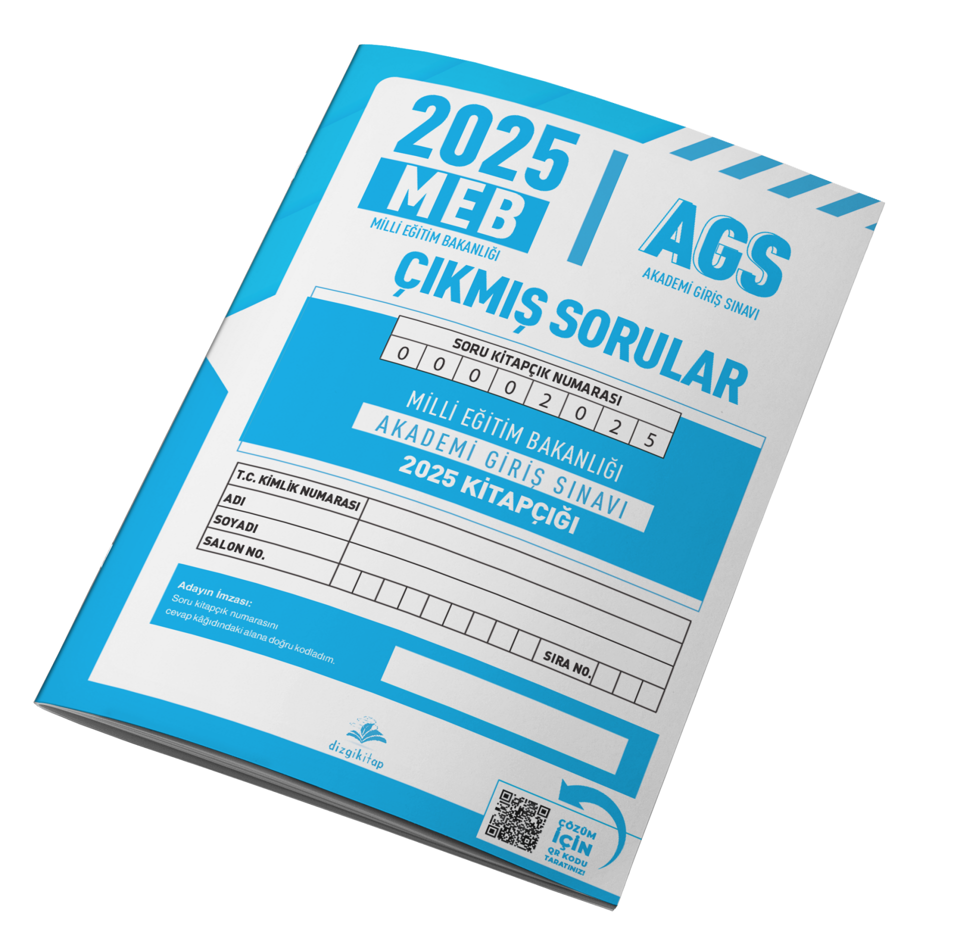 Dizgi Kitap MEB AGS 2025 Sınavı Tek Fasikül Tamamı Video Çözümlü Orijinal Çıkmış Sorular