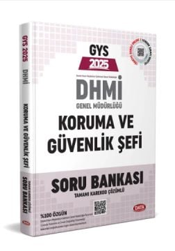 Data Yayınları 2025 GYS DHMİ Koruma ve Güvenlik Şefi Soru Bankası