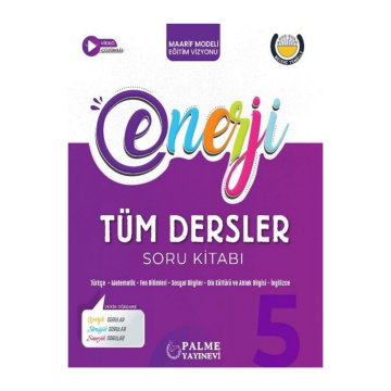 Palme Yayınları 5. Sınıf Tüm Dersler Enerji Soru Kitabı
