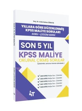 Son 5 YIL KPSS Maliye  Çıkmış Sorular 4T Yayınları